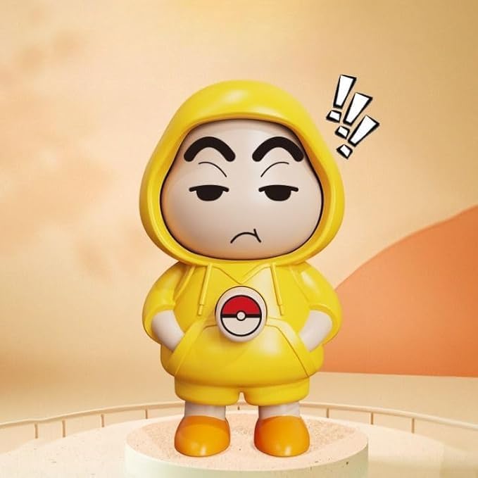 Shinchan Face Changing Keychain Cute Cartoon Key Ring with Three Expressions Anime Gift for Kids & Fans (Pack of 1)